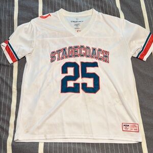 Stagecoach White and Red Jersey